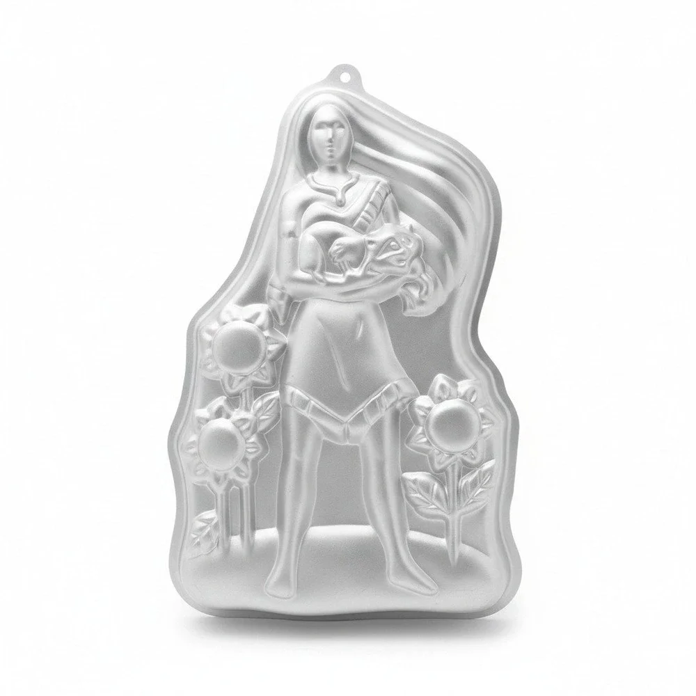 Vintage Wilton Disney Pocahontas Cake Pan 1995 Aluminum Character Baking Mold